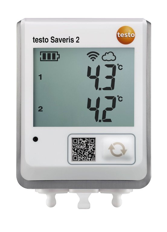 testo Saveris 2-T2 - Funk-Datenlogger, 2 Anschlüsse für NTC-Temperaturfühler